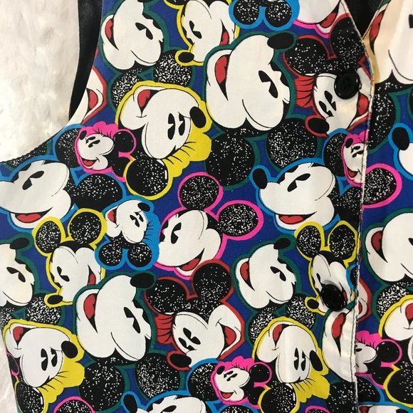 Vintage Disney Mickey Mouse Suit Vest - Picture 3 of 8